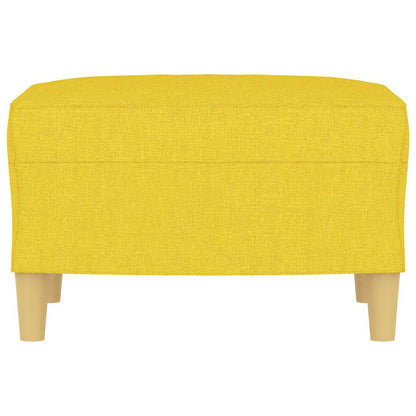 Fußhocker Hellgelb 60x50x41 cm Stoff