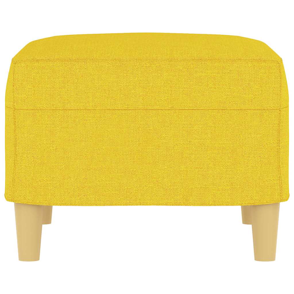 Fußhocker Hellgelb 60x50x41 cm Stoff