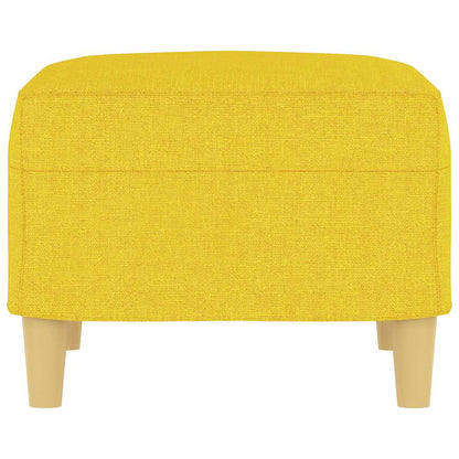 Fußhocker Hellgelb 60x50x41 cm Stoff
