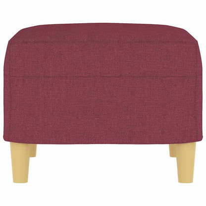 Fußhocker Weinrot 60x50x41 cm Stoff