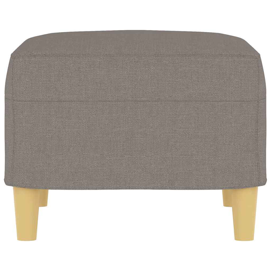Fußhocker Taupe 60x50x41 cm Stoff