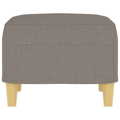 Fußhocker Taupe 60x50x41 cm Stoff