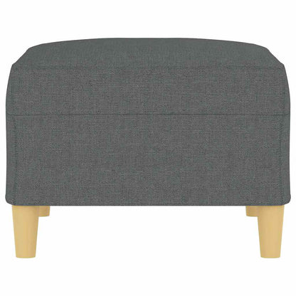 Fußhocker Dunkelgrau 70x55x41 cm Stoff