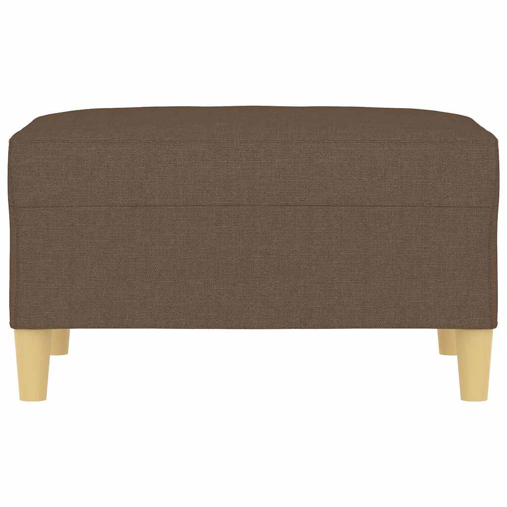 Fußhocker Braun 70x55x41 cm Stoff