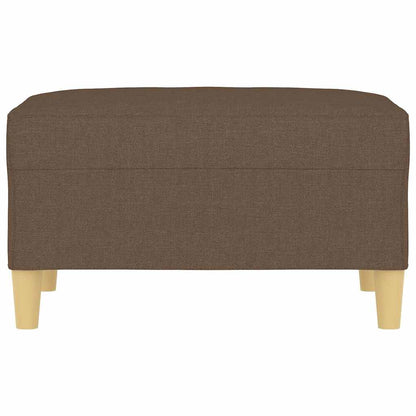 Fußhocker Braun 70x55x41 cm Stoff