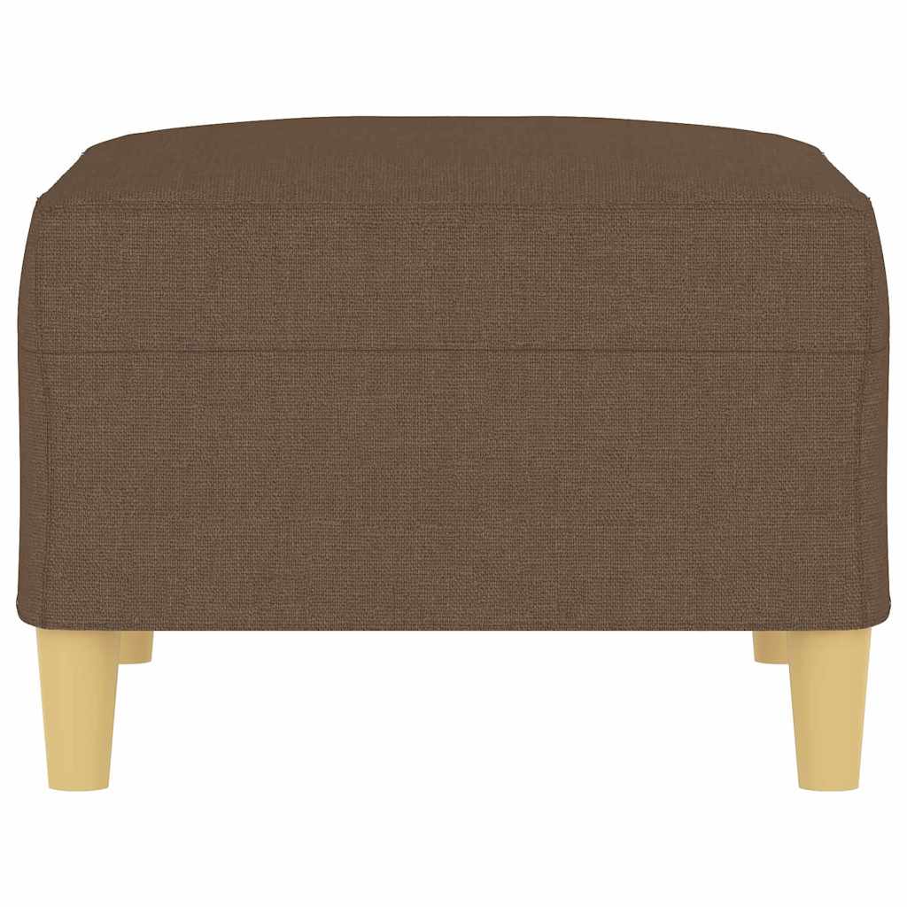 Fußhocker Braun 70x55x41 cm Stoff
