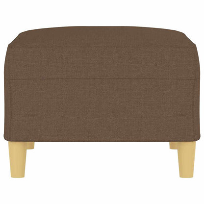 Fußhocker Braun 70x55x41 cm Stoff