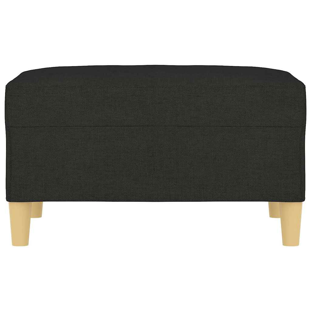 Fußhocker Schwarz 70x55x41 cm Stoff