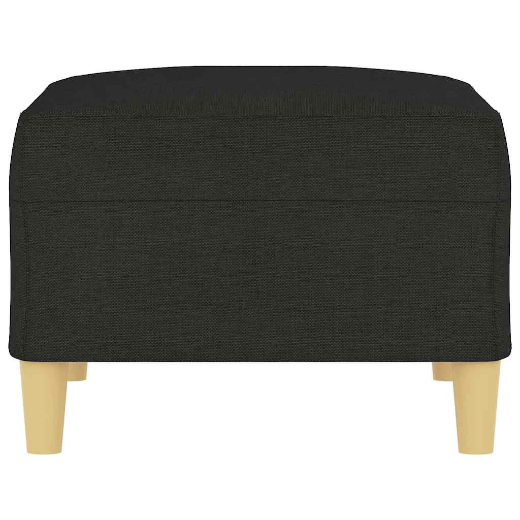 Fußhocker Schwarz 70x55x41 cm Stoff