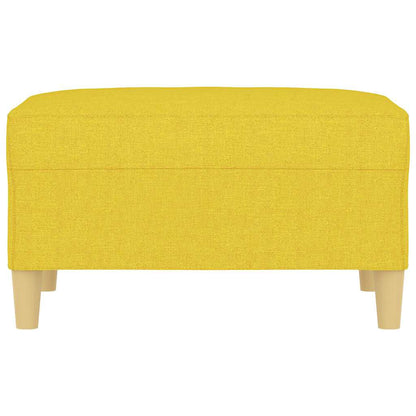 Fußhocker Hellgelb 70x55x41 cm Stoff
