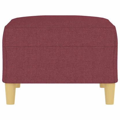 Fußhocker Weinrot 70x55x41 cm Stoff