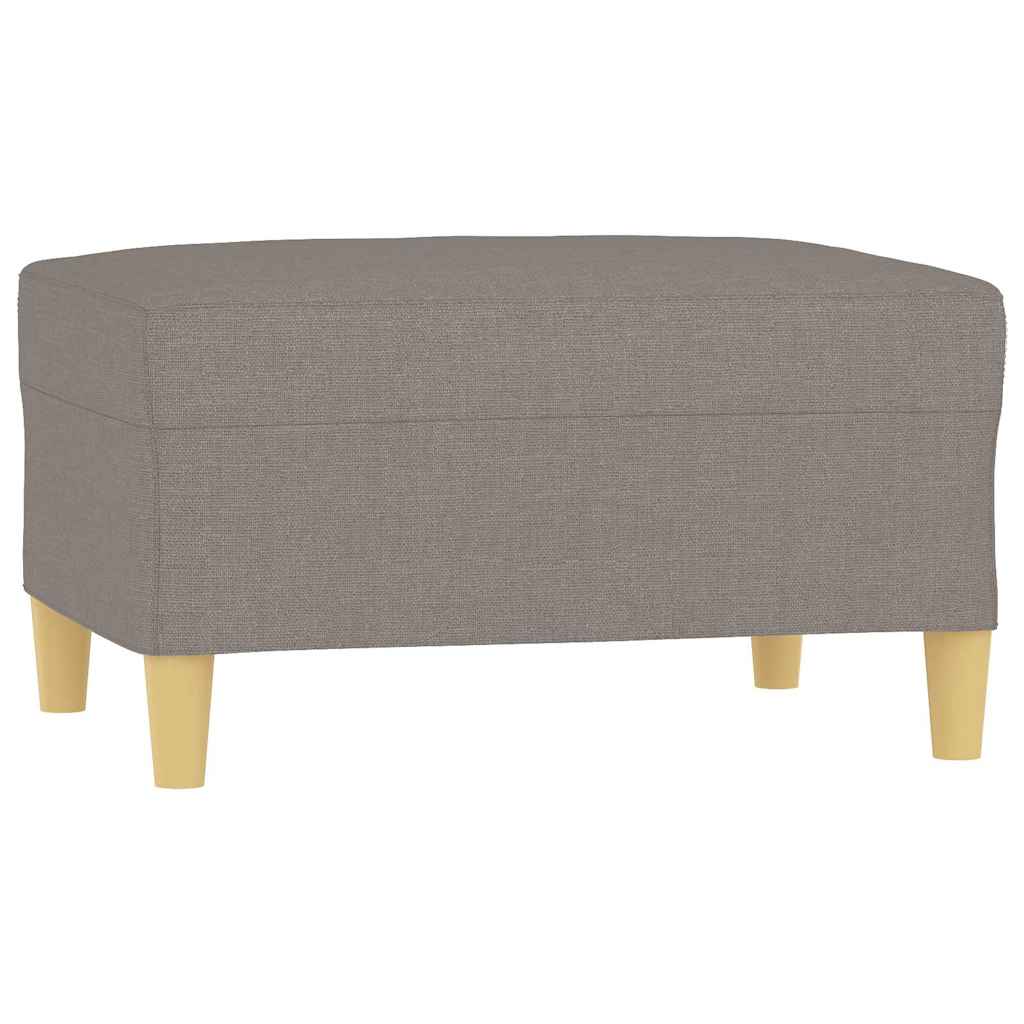 Fußhocker Taupe 70x55x41 cm Stoff