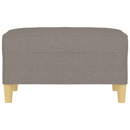 Fußhocker Taupe 70x55x41 cm Stoff