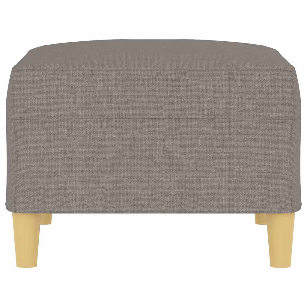 Fußhocker Taupe 70x55x41 cm Stoff