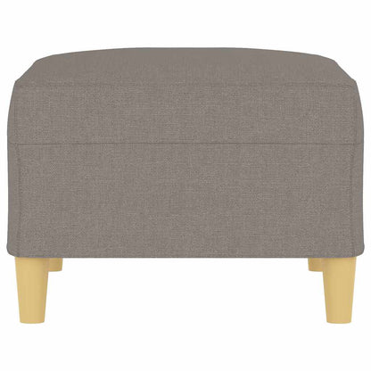 Fußhocker Taupe 70x55x41 cm Stoff
