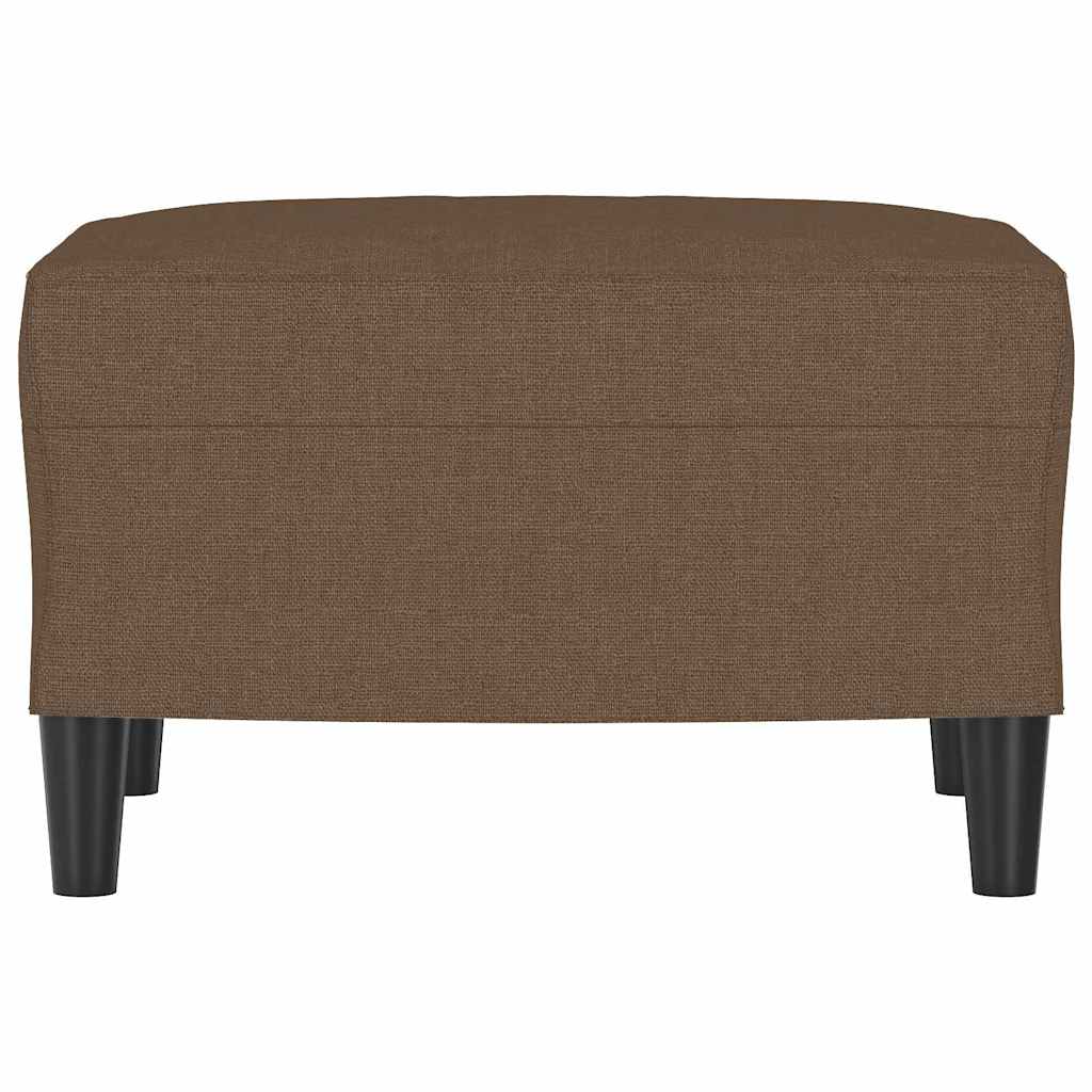Fußhocker Braun 60x50x41 cm Stoff