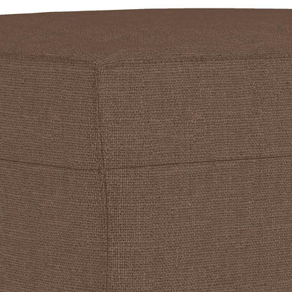 Fußhocker Braun 60x50x41 cm Stoff