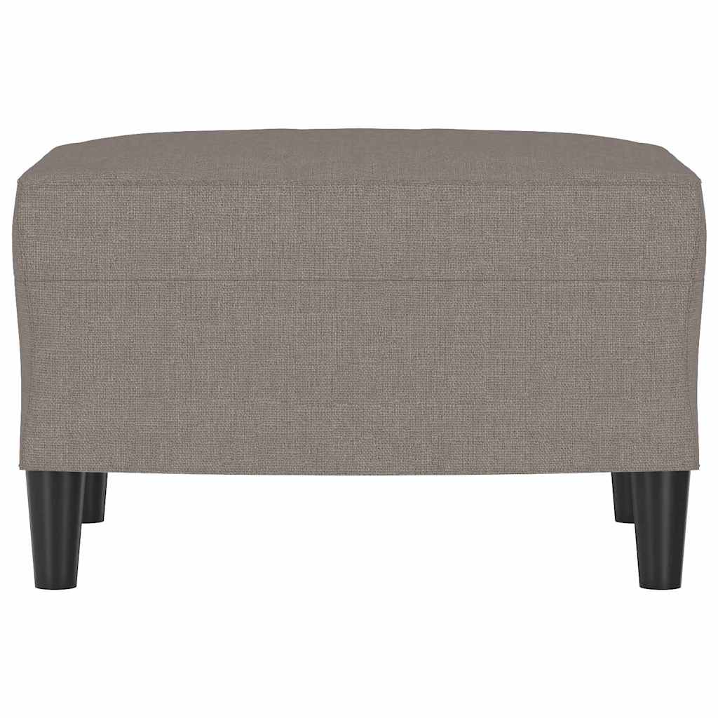 Fußhocker Taupe 60x50x41 cm Stoff