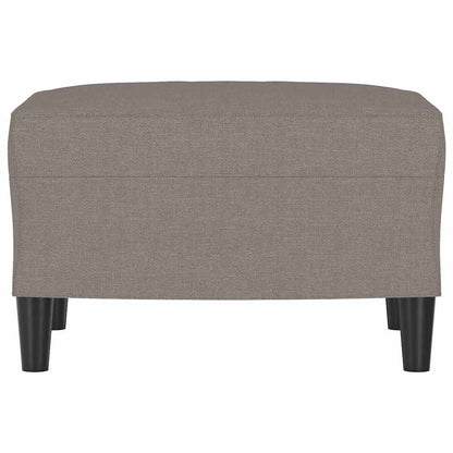 Fußhocker Taupe 60x50x41 cm Stoff