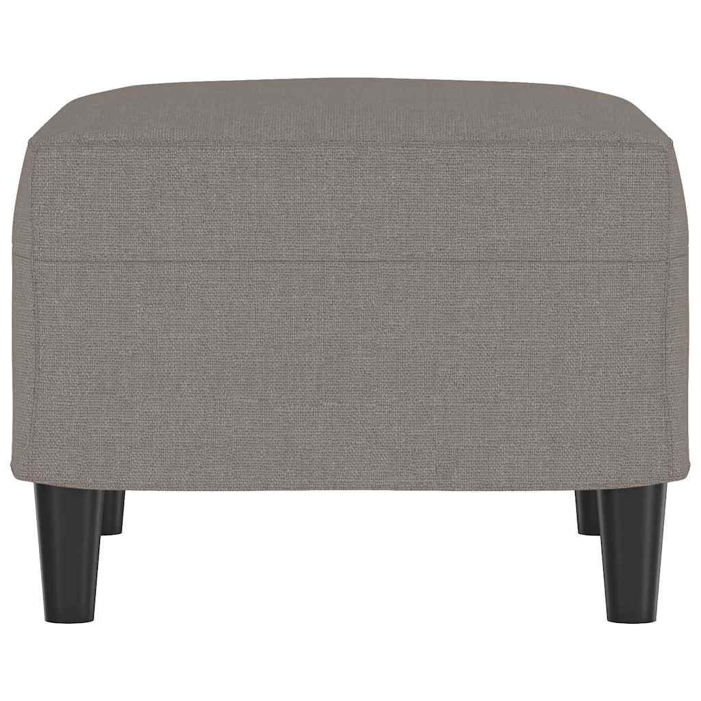 Fußhocker Taupe 60x50x41 cm Stoff