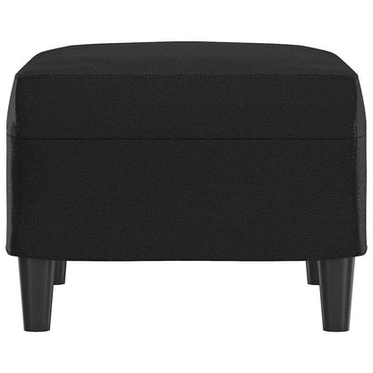 Fußhocker Schwarz 60x50x41 cm Kunstleder
