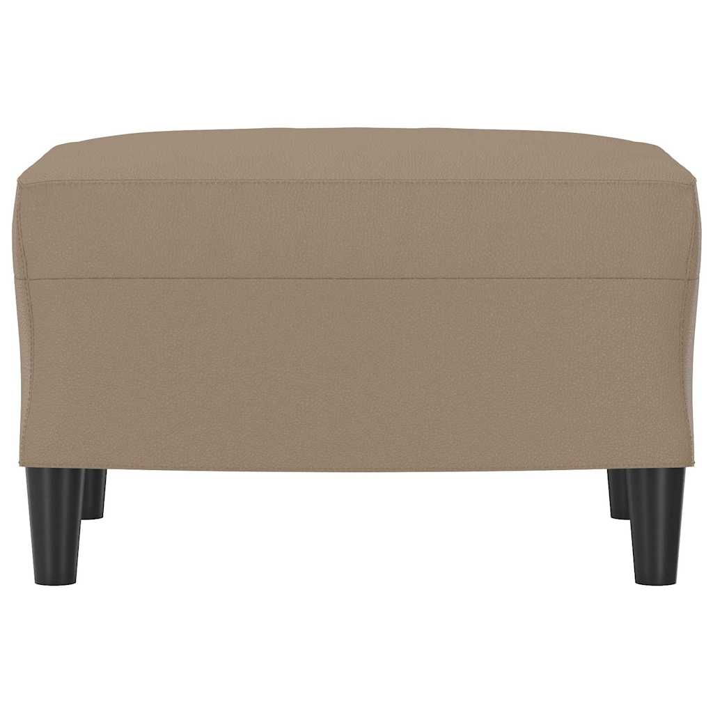 Fußhocker Cappuccino-Braun 60x50x41 cm Kunstleder