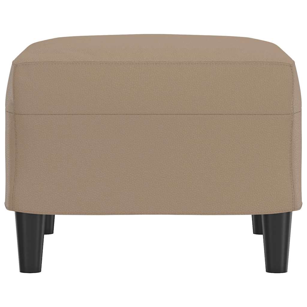 Fußhocker Cappuccino-Braun 60x50x41 cm Kunstleder