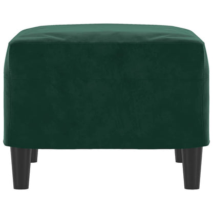 Fußhocker Dunkelgrün 60x50x41 cm Samt
