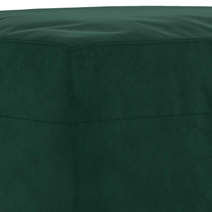 Fußhocker Dunkelgrün 60x50x41 cm Samt