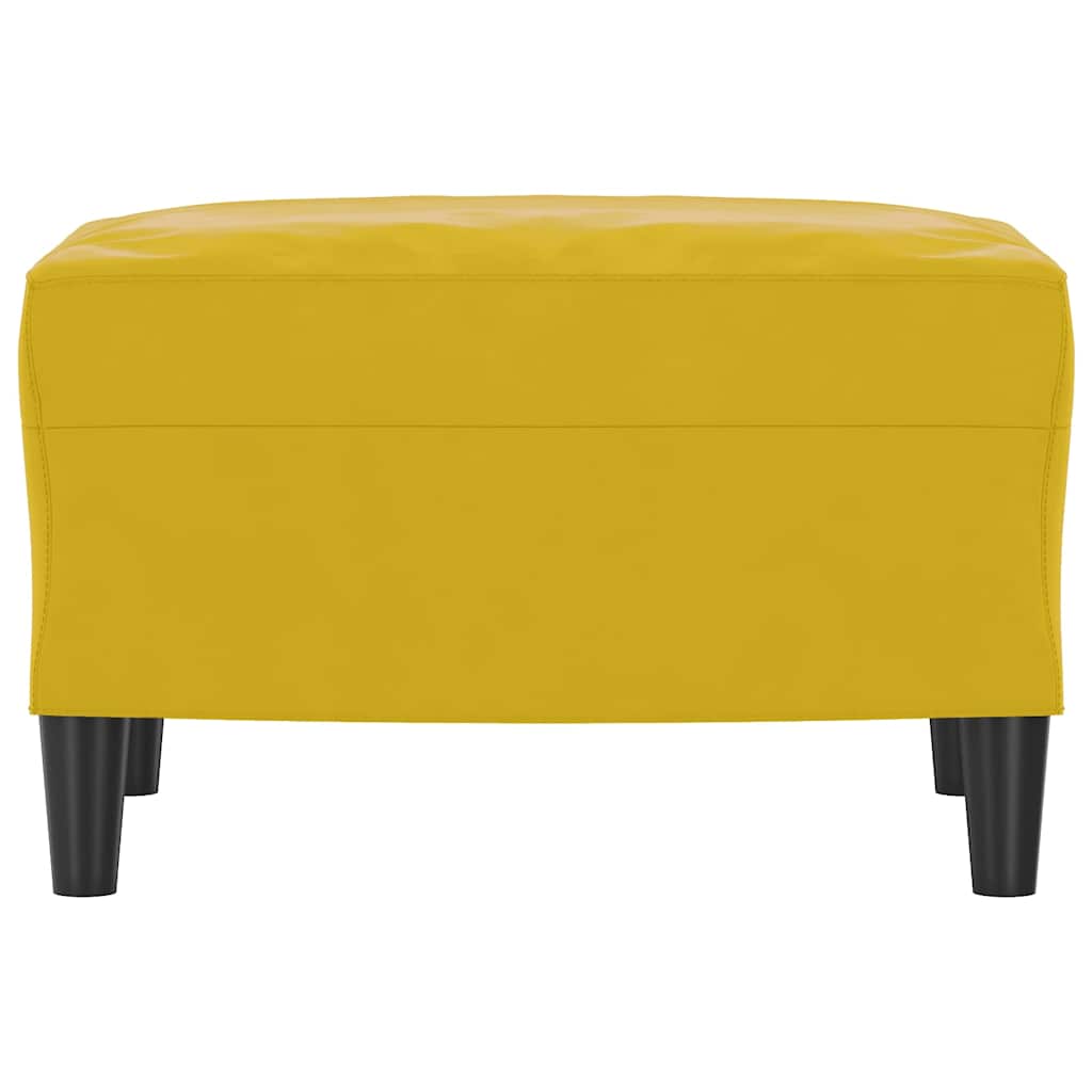 Fußhocker Gelb 60x50x41 cm Samt