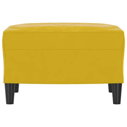 Fußhocker Gelb 60x50x41 cm Samt