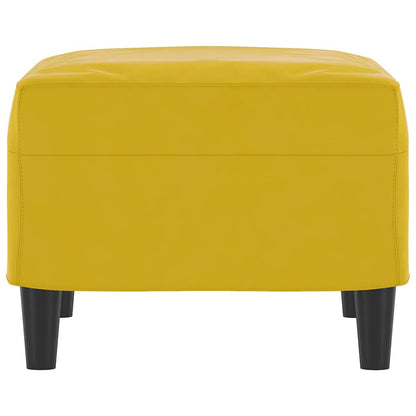 Fußhocker Gelb 60x50x41 cm Samt