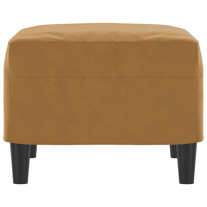 Fußhocker Braun 60x50x41 cm Samt