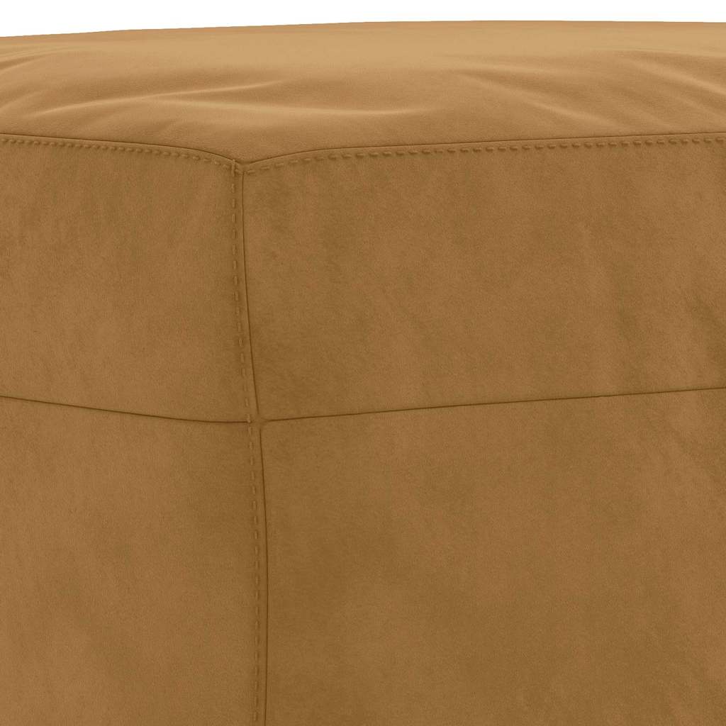 Fußhocker Braun 60x50x41 cm Samt