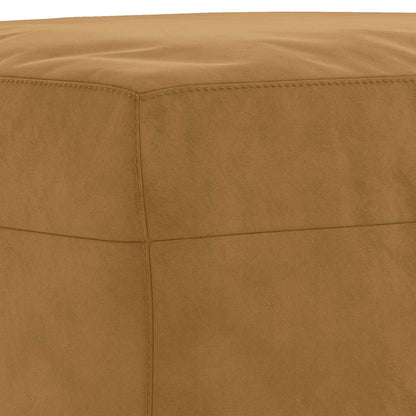 Fußhocker Braun 60x50x41 cm Samt