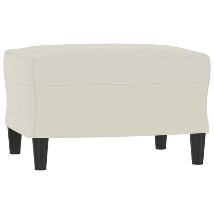 Fußhocker Creme 60x50x41 cm Samt