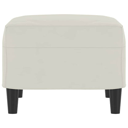Fußhocker Creme 60x50x41 cm Samt