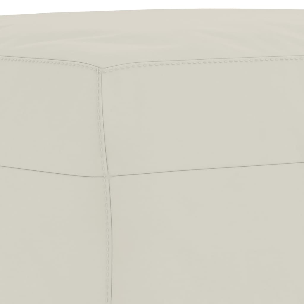 Fußhocker Creme 60x50x41 cm Samt