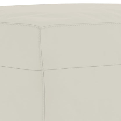 Fußhocker Creme 60x50x41 cm Samt