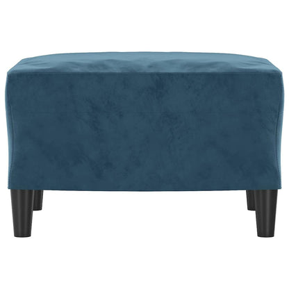 Fußhocker Blau 60x50x41 cm Samt