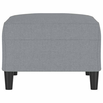 Fußhocker Hellgrau 70x55x41 cm Stoff