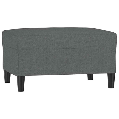 Fußhocker Dunkelgrau 70x55x41 cm Stoff
