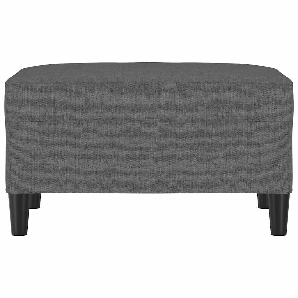 Fußhocker Dunkelgrau 70x55x41 cm Stoff