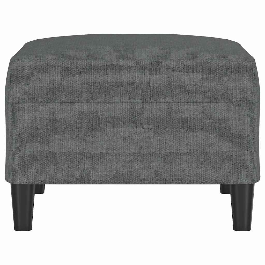 Fußhocker Dunkelgrau 70x55x41 cm Stoff