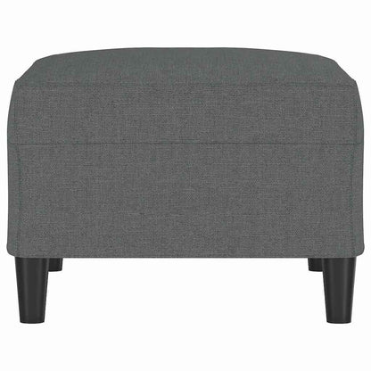Fußhocker Dunkelgrau 70x55x41 cm Stoff