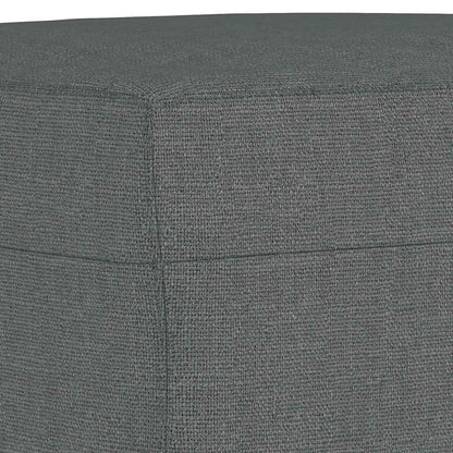 Fußhocker Dunkelgrau 70x55x41 cm Stoff
