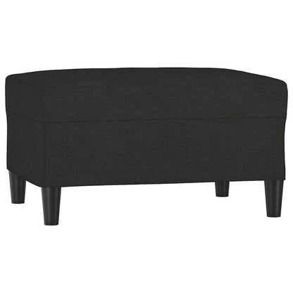 Fußhocker Schwarz 70x55x41 cm Stoff