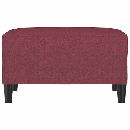 Fußhocker Weinrot 70x55x41 cm Stoff
