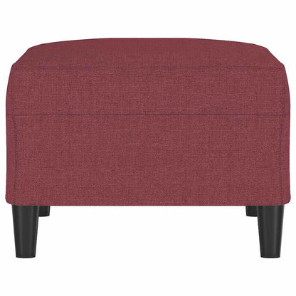 Fußhocker Weinrot 70x55x41 cm Stoff