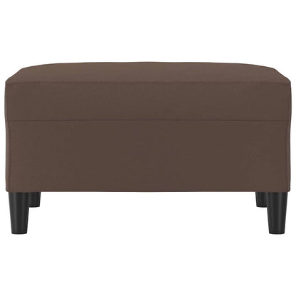 Fußhocker Braun 70x55x41 cm Kunstleder